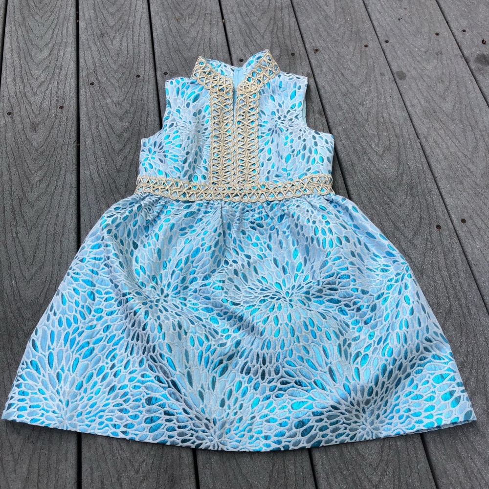 Lilly Pulitzer mini Francie dress 8 Bermuda blue